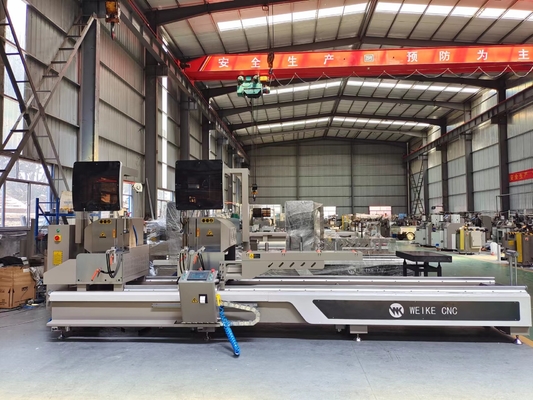 Aluminiumprofil Automatische Sägemaschine Säge Klinge ist 550mm Durchmesser Schneiden 45 und 90 Grad