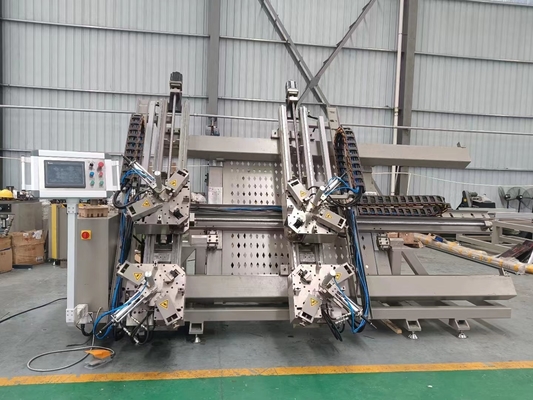 4 Kopf CNC-Eckkrempmaschine für Aluminiumtüren und -maschinen