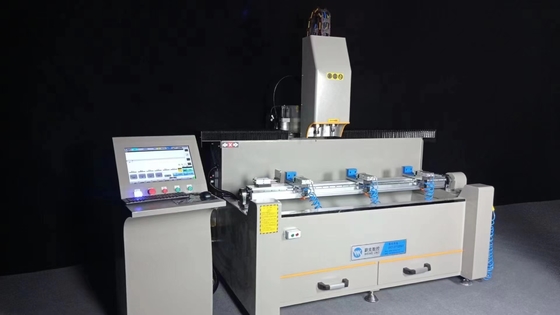 Doppelkopf-CNC-Bohrmaschinen für Aluminiumprofile mit einer Arbeitslänge von 1500 mm