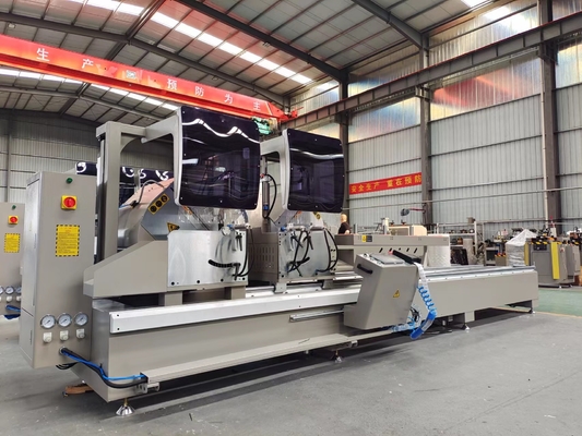 600 Sägeblatt CNC Doppelkopf Mitre Schneidemaschine für Aluminium und PVC Fenster Tür