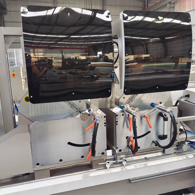 500 Sägeblatt Doppelmitter Schneidesaue mit digitaler Anzeige für Aluminium und UPVC Fenster Tür und Vorhangwand