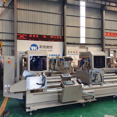 6000 mm CNC-Doppelmitter-Schnittsäge mit 45 und 90 Grad Schnittwinkel für Aluminium und PVC