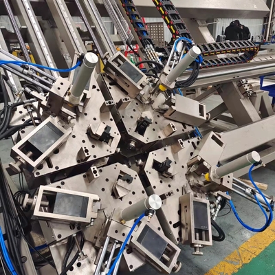 CNC 4 Kopf Aluminium Profil Ecke Crimping Machine für professionelle übergroße Türen und Fenster