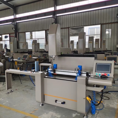 800 mm Aluminium und PVC UPVC Einkopf CNC-Kopier-Router für Bohren, Fräsen und Schrägen