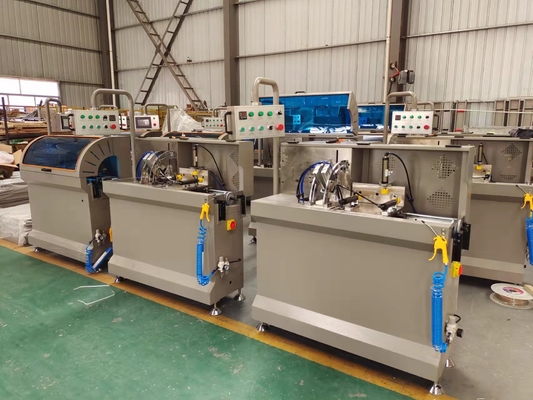 CNC-Automatische Miter Säge Ecke Steckverbinder Schneidmaschine für Aluminiumfenster mit 500 Sägebalde