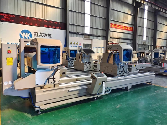 CNC-Doppelkopf-Schneidesaug-Aluminium-Fensterschneidemaschine