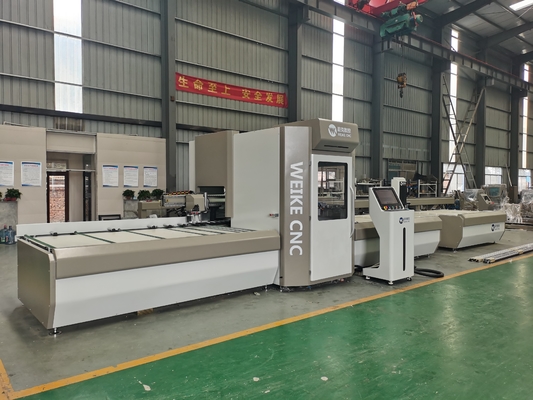 Großes CNC-Aluminium-PVC-Schneidzentrum für 45 und 90 Schneidwinkel mit automatischem Be- und Entladen