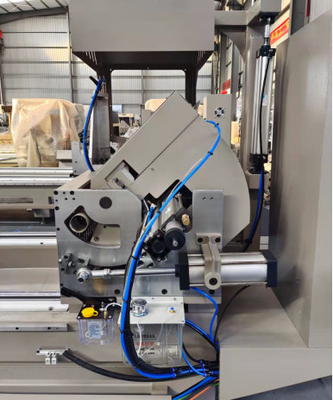 CNC-Doppelkopfschneidemaschine Sägemaschine Aluminium-UPVC-Schneidemaschine Fenster-Tür-Schneidemaschine