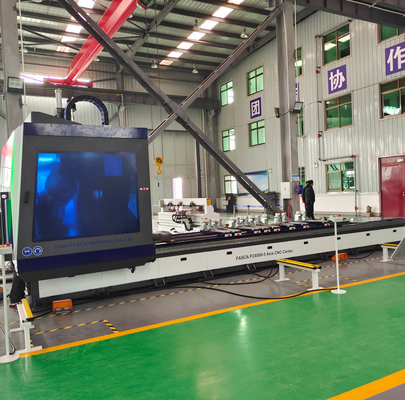 6500 mm Gantry-Typ vertikale 5-Achsen-CNC-Bearbeitungszentrum für industrielle Aluminium, Kupfer, PVC-Verarbeitung