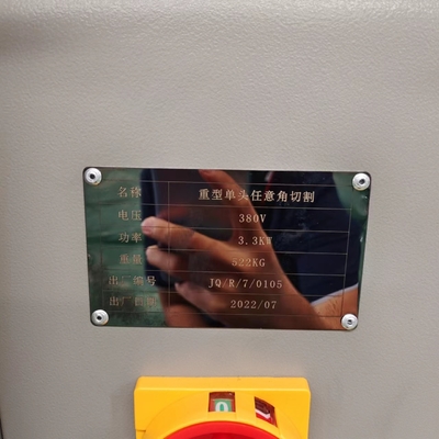 Maschine für Fenster und Türen Aluminiumprofil Einkopf-Winkel-Schnittsäge