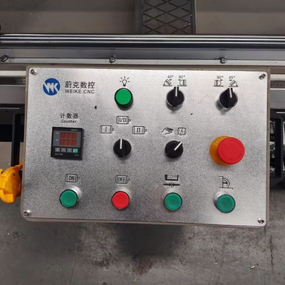 Doppelkopf Miter Säge Maschinen Aluminium 45 und 90 Grad Schneiden Video-Training enthalten