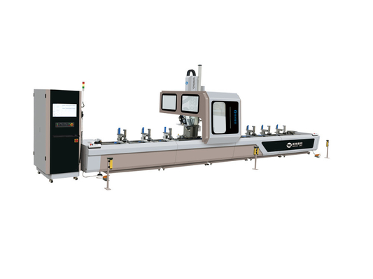 Horizontale Aluminiummitte 4 Achse Cnc-maschineller Bearbeitung für Aluminiumprofil-Bohrung und Mahlens