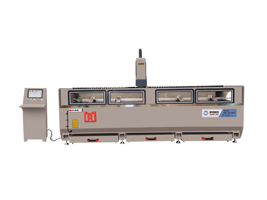 Bohren Fräsen Tappen Grooving Notching Sägen Fräsen auf Aluminiumprofil für Vorhangwandherstellung
