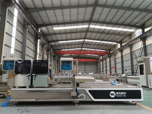 600mm CNC Doppelkopf-Mitrose für das Schneiden von Aluminiumprofil an Fenstern und Türen Fabrik